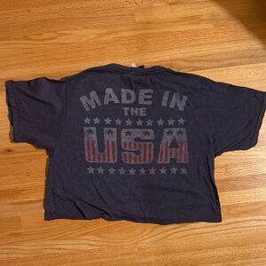 'Made in the USA' Crop Top